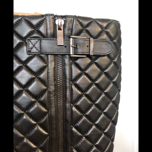 Arturo Chiang Black Quilted Fusco Boots /Size 9.5 - Picture 9 of 11